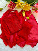 Zoya Handmade with Muqaish Soft 3pc Rayon Set