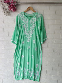 Premium Modal Cotton Chika. Embroidery kurta