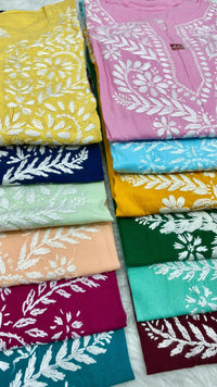 Short Kashmiri Chikan Top