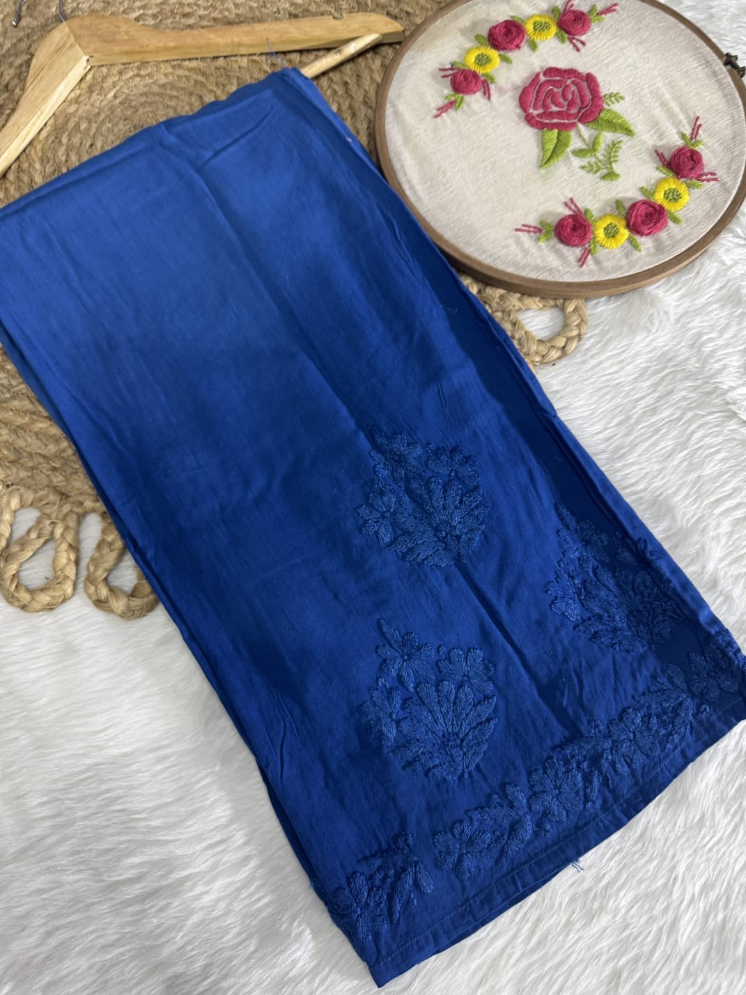 Beautiful dual shade Reyon kurti with palazzo