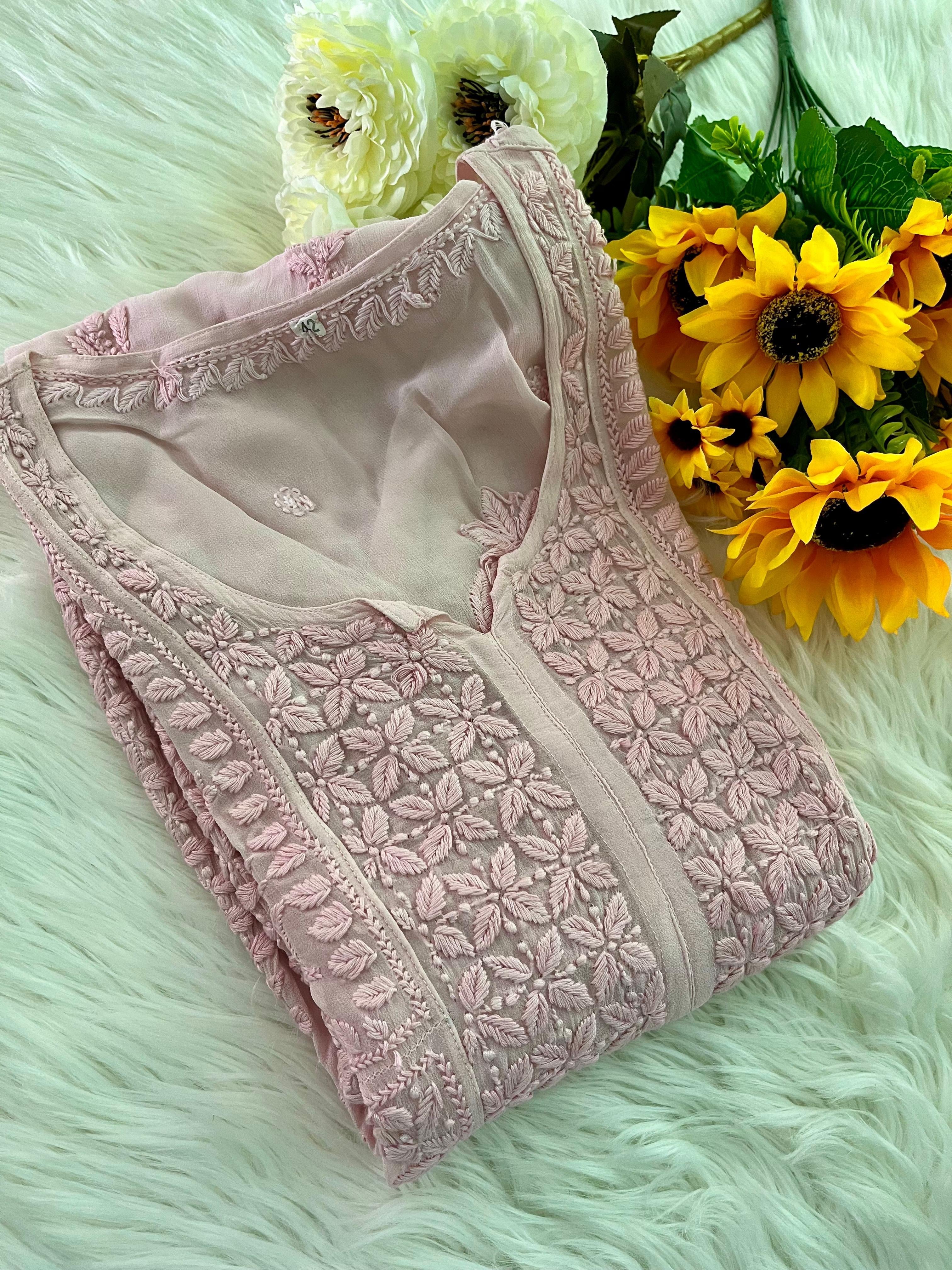 Viscose Grace With Dori 3d Work Kurta