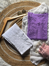 Zoya Heavy Worked Muqaish 3pc Modal Cotton Set