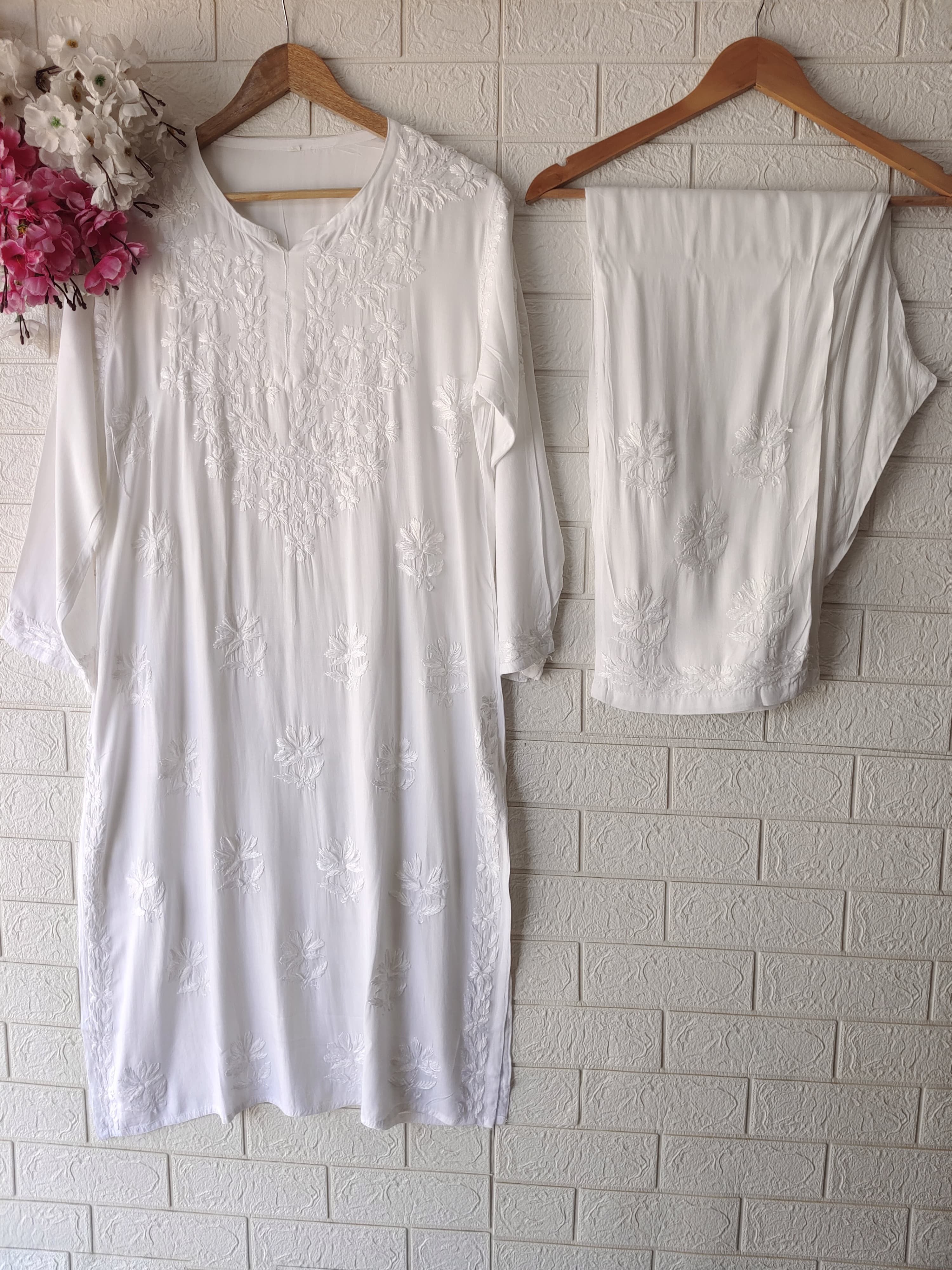 Soft Rayon Flower Buta Combk