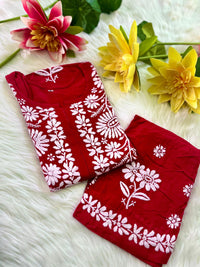 Anaya  Big Buta hand Work kurta combo