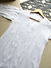 Long soft Regular Chikankari Kurtis