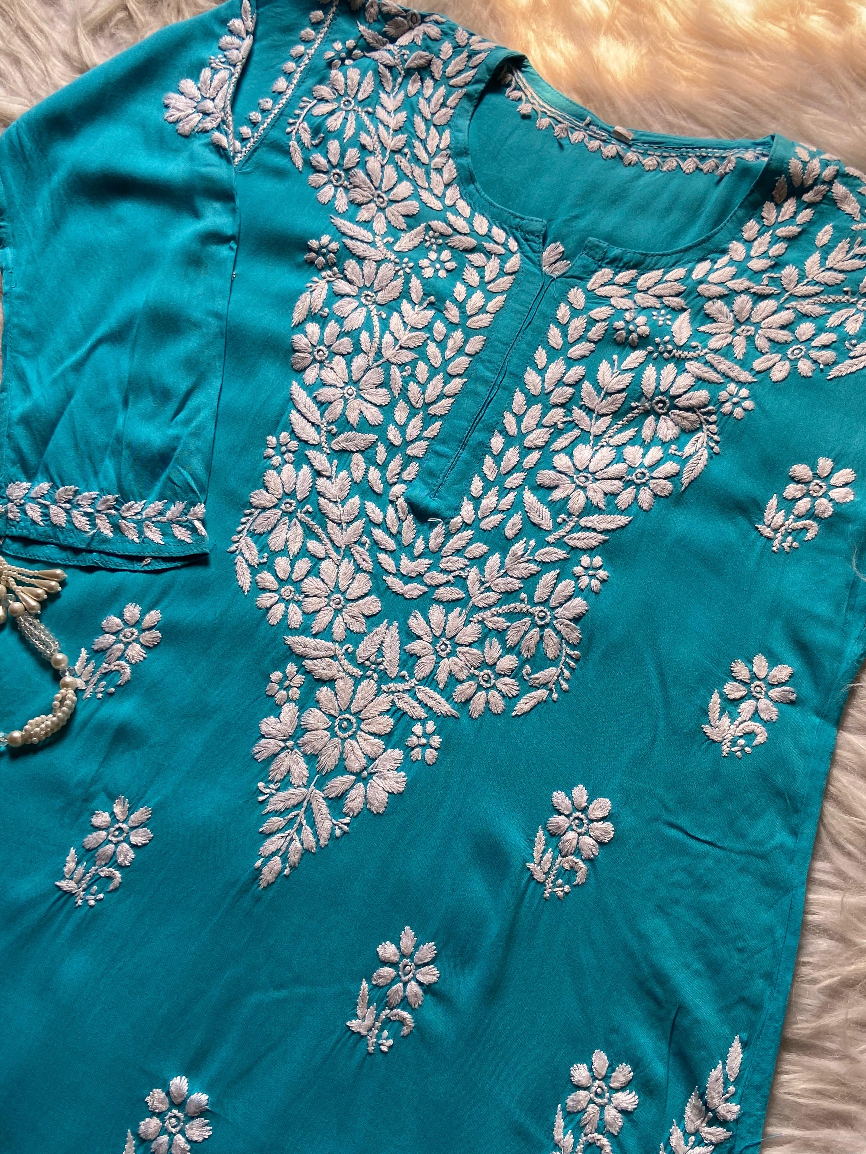 Rayon Fine Intricate Kurta