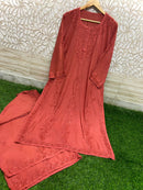 Heavy Rayon Silk Kurta with plazzo