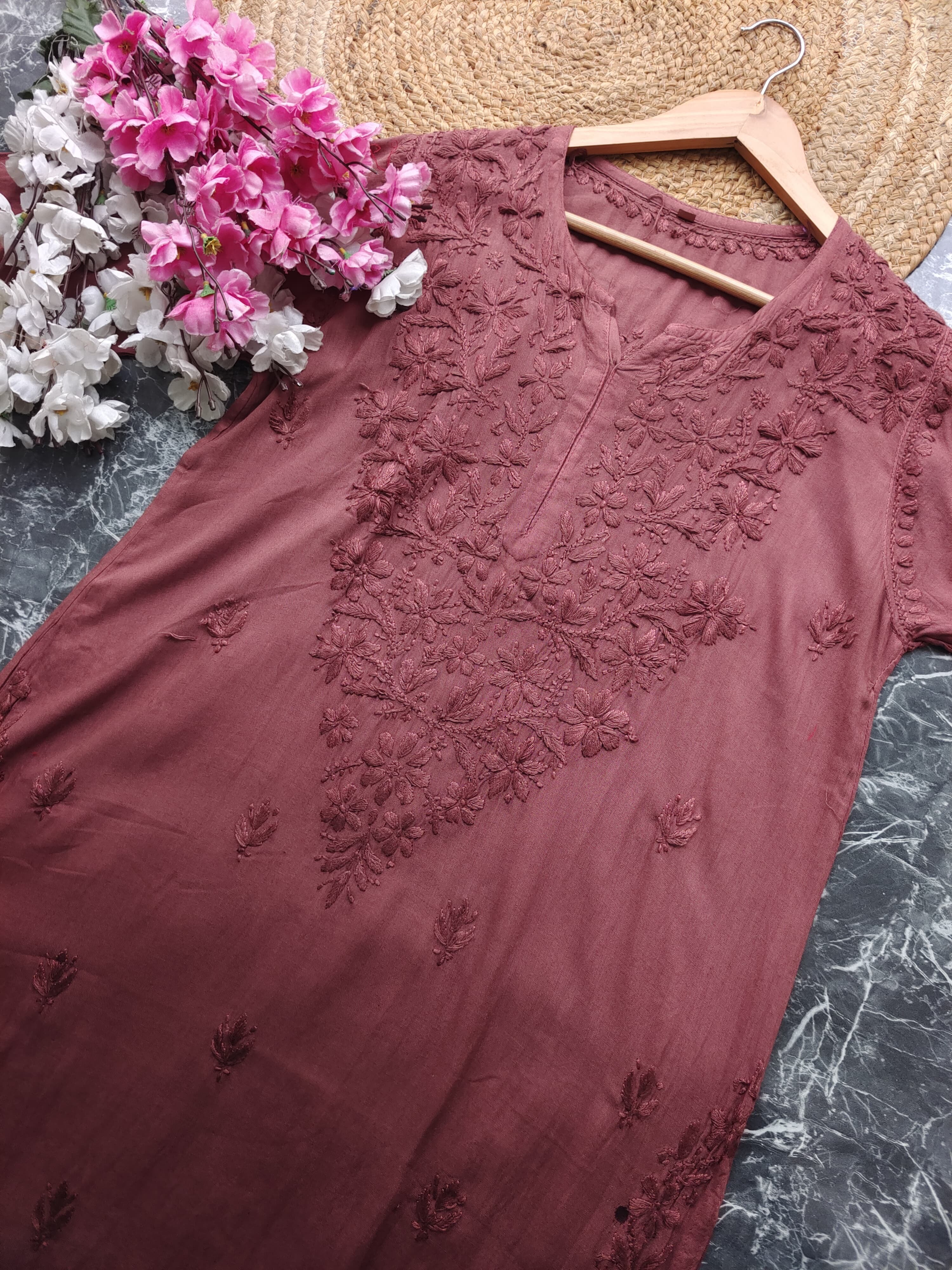 Soft Rayon Long All day wear Kurtis