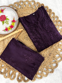 Rangrez Luxury Feel Rayon Kurta and Free size plazzo