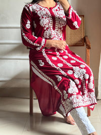 Anaya Heavy Work Modal Pure Cotton Kurta