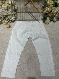 Upto 50 waist Hand embroidery Free Size Pant