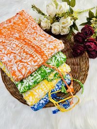 Flower Printed mul mul gown