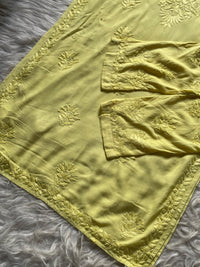 Soft pastel Shade dyed Rayon pocket pant