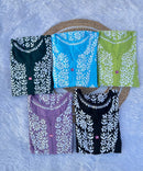 Pure Modal Cotton Panel work Kurta