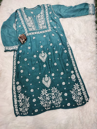 Soft Maslin Trendy Handcrafted kurta