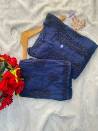 Soft Heavy tone to tone Rayon Handwork Combo