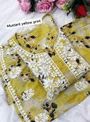 Rich Work Pure Mul cotton Kurti And handwork plazzo