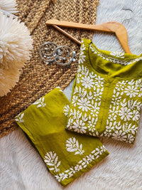 Inayat Rayon Flower Embroidered Combo