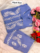 Modal Cotton Fine Embroidery Work Stylish Shirt Pant