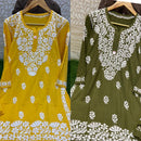 Cool & Fancy Co-rd Set heavy work rayon set