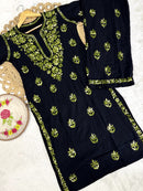 Rayon Dual thread Chikankari Co-ord