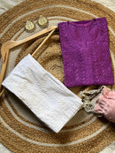 Chanderi Silk Ombre Soft Dyed Kurtas