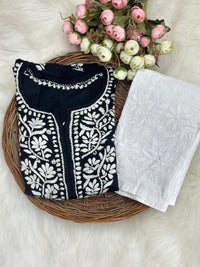 Heavy Rayon Kurti with Lycra machine work pant