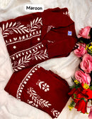 Modal Cotton Fine Embroidery Work Stylish Shirt Pant