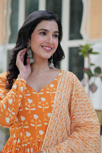 Premium Digital Print Kurti With Pant & Dupatta set