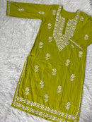 Soft Daman Mul Kurti And Plazzo combo