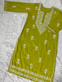 Soft Daman Mul Kurti And Plazzo combo