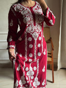 Anaya Heavy Work Modal Pure Cotton Kurta