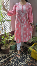 Rayon Hand heavy Work Kurti With pant