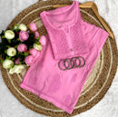 Anchor Thread Beautiful 3D Panel Hand Work Modal Kurti & Plazo Set