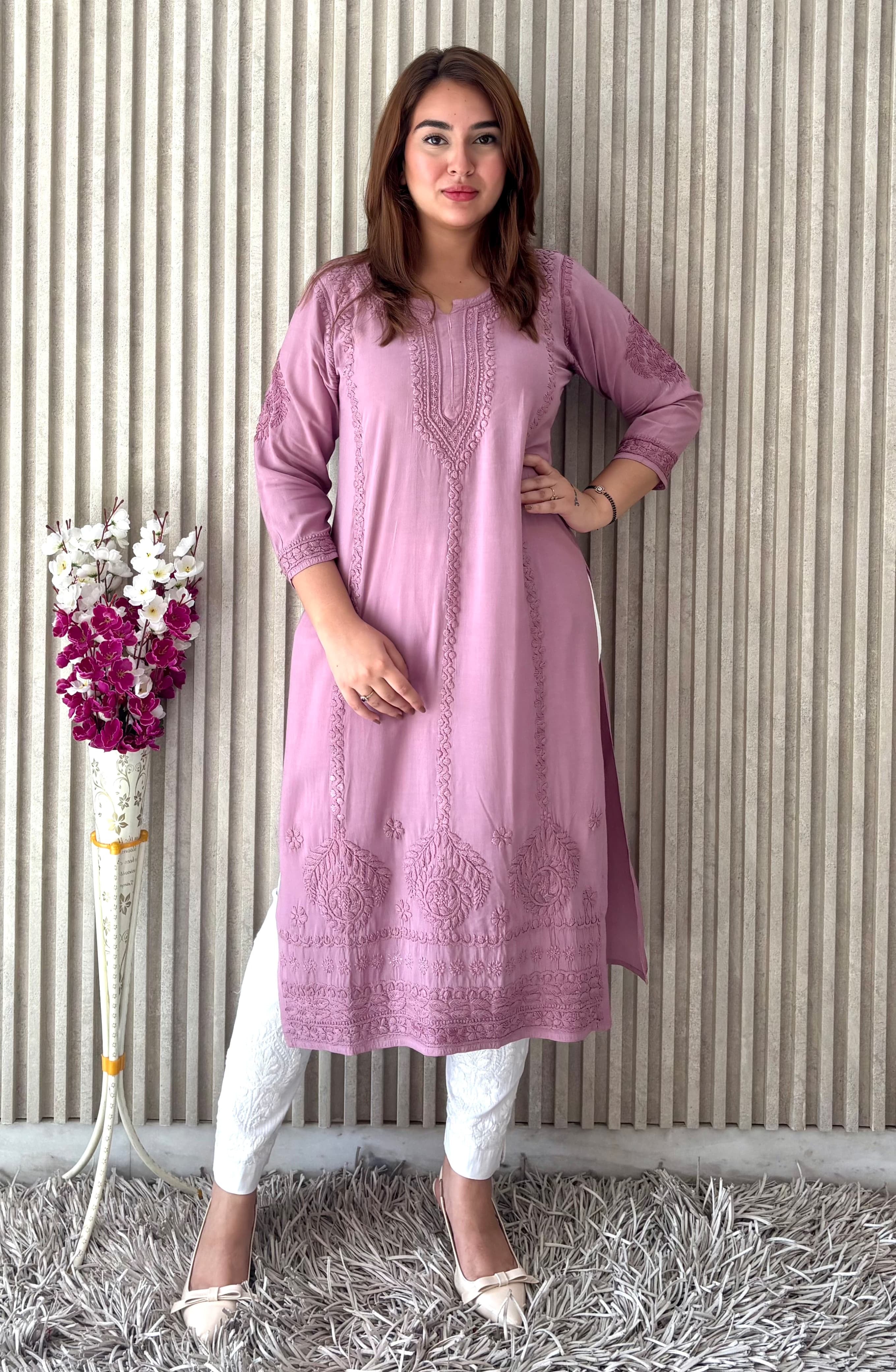 Soft Elegant Modal Dyeable Kurta