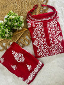 Rayon sleeveless co ord Combo