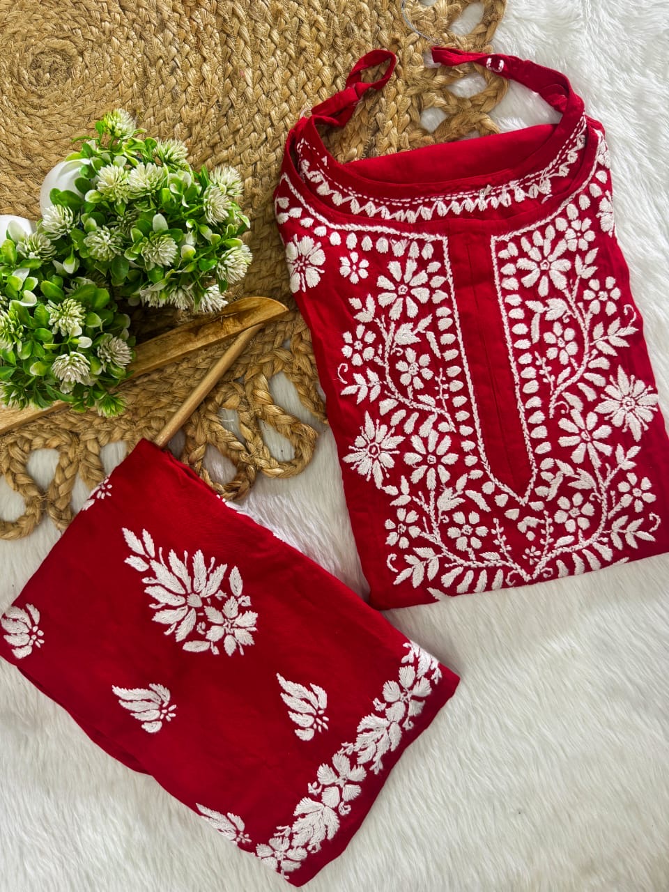 Rayon sleeveless co ord Combo