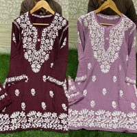 Cool & Fancy Co-rd Set heavy work rayon set