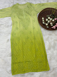 Sona Booti Chanderi Dyed Kurtis