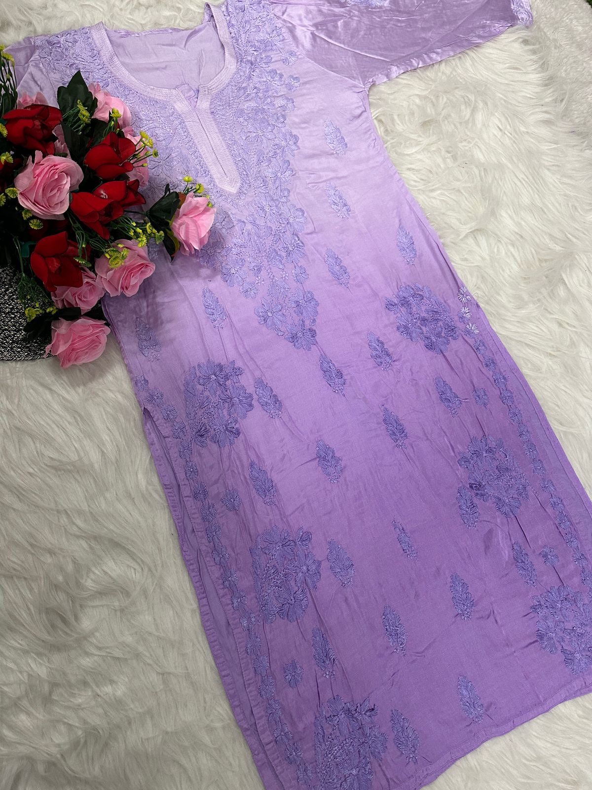 Modal Sikh Embroidery kurtas