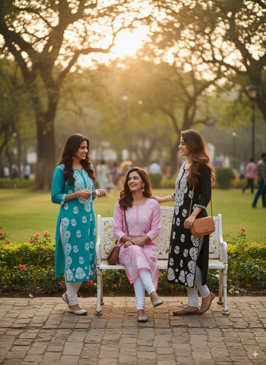 Beautiful Side Daman Heavy Work Kurti