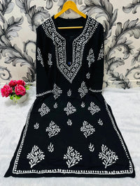 Plus sizes Soft Rayon Big Buta kurta