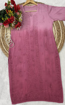 GhasPatti Chaddi Handwork Dual Shade kurta