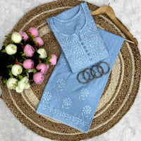 Dobby cotton Ghasspatti Work Plazzo combo