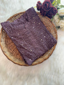 nyra chanderi mukaish kurti with bhakiya phanda work