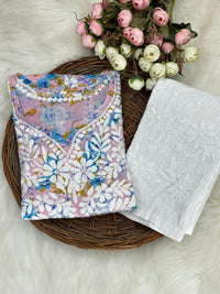 Soft Mul Printed Kurtis