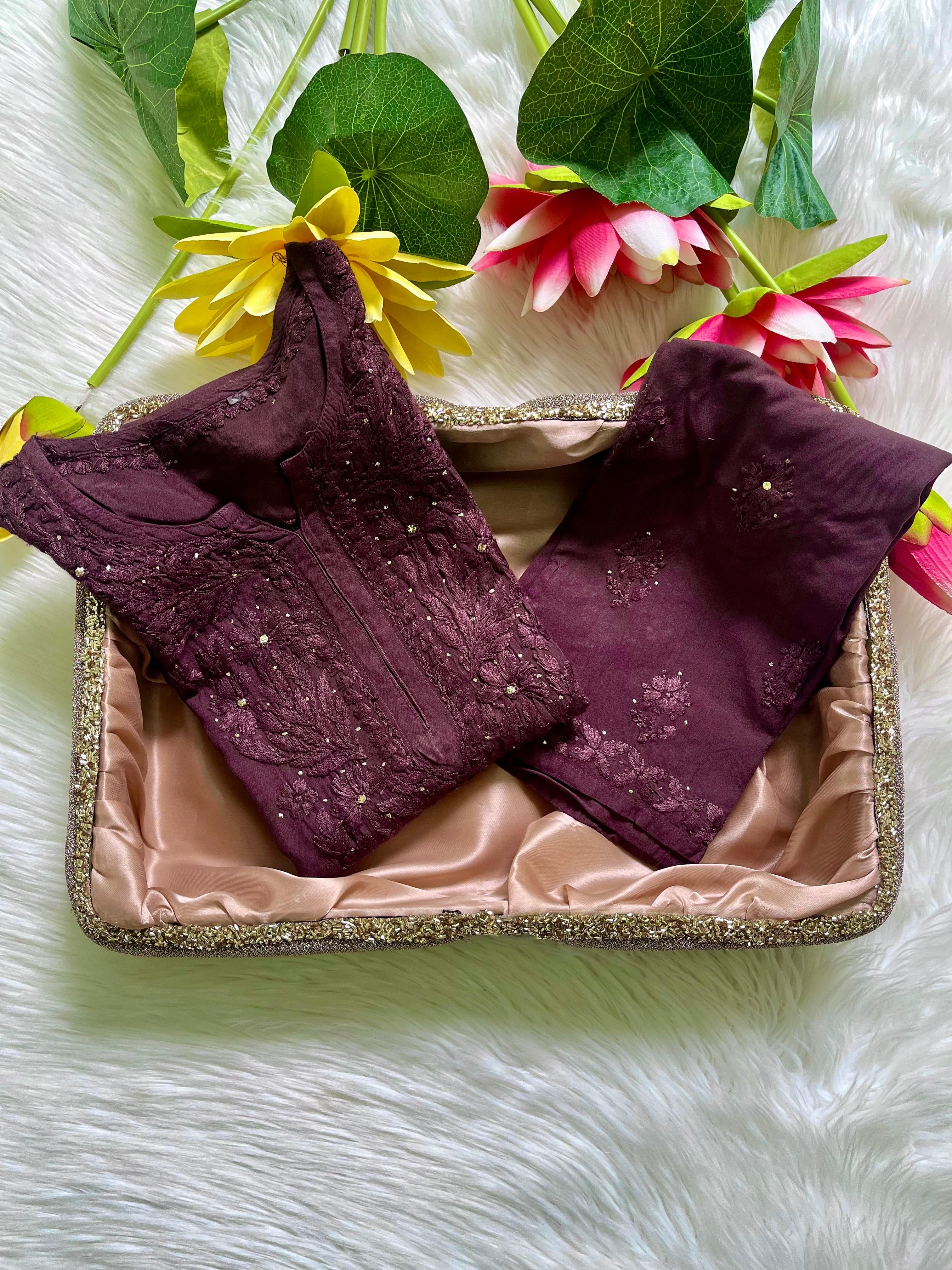 Zoya muqaish Chikan Combo Feel the Softness