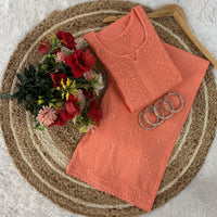 Ghass patti Dobby cotton Plazzo set