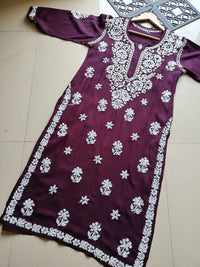 Fancy Rayon Kurta with heavy work