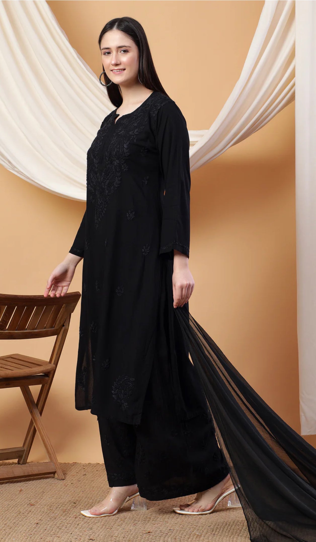 Rangrez Handcrafted Soft Rayon 3pc Ombre Set